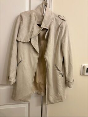 Women's Cream Trench Coat